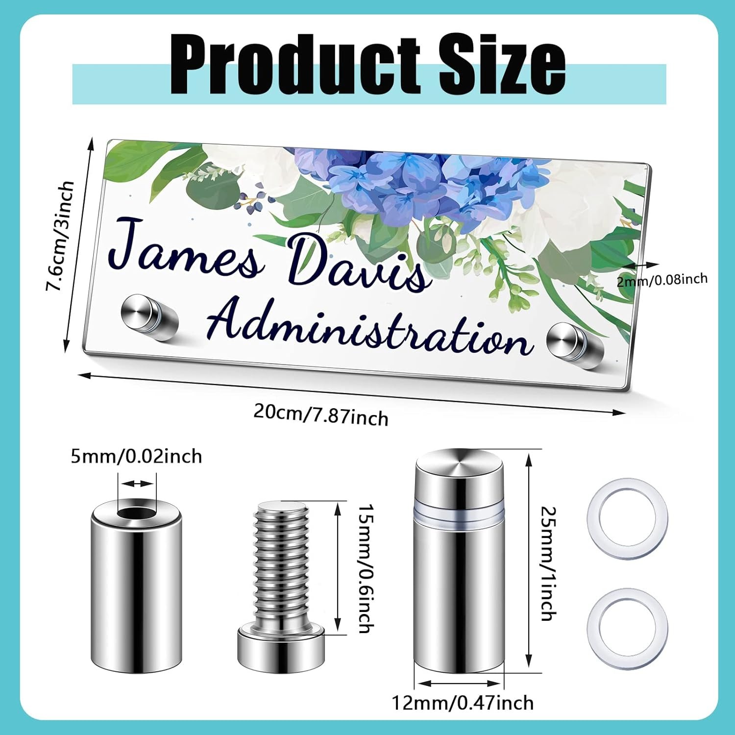 Acrylic Desk Plaques — preview 5